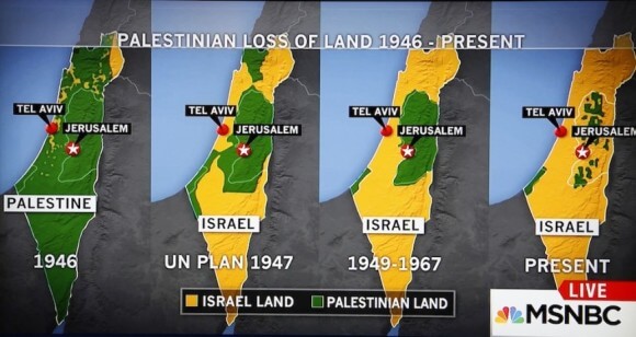 Palestine Loss Of Land Map Blank Meme Template