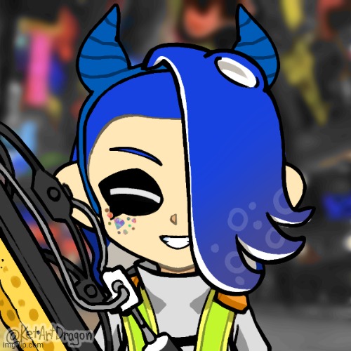 New Splatoon oc (Explanation about her in comments) | made w/ Imgflip meme maker