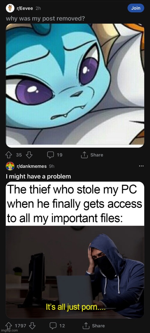 Looking at OP’s profile was a mistake. Anyone have an unsee button or eyebleach? | made w/ Imgflip meme maker