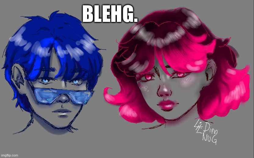 The boy looks like he trinna be a k-pop star... | BLEHG. | image tagged in art,drawings,drawing,digital art,sketch | made w/ Imgflip meme maker