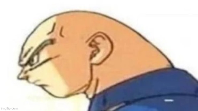 Bald Vegeta | image tagged in bald vegeta | made w/ Imgflip meme maker