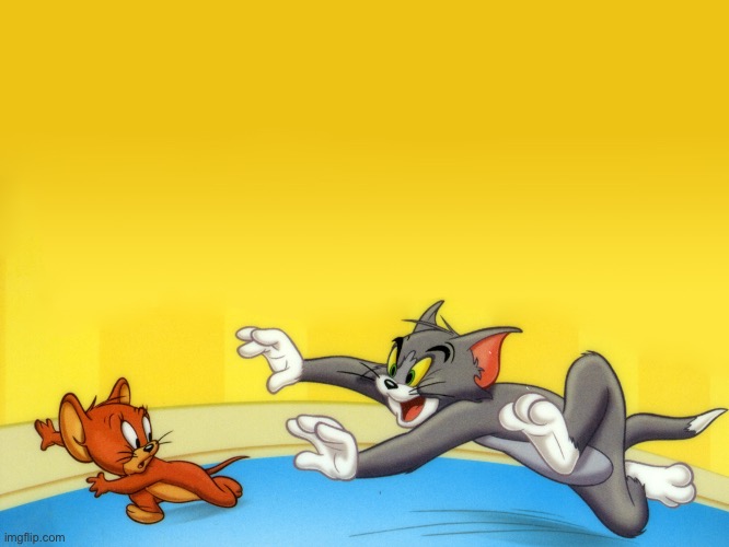 Tom & Jerry | image tagged in tom jerry | made w/ Imgflip meme maker