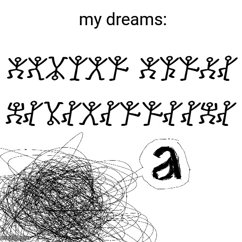 my dreams: | made w/ Imgflip meme maker