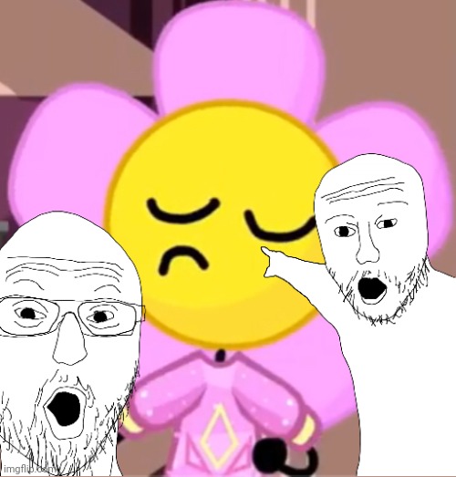 Flower bfb dosent care about you all cause he is dancing | image tagged in flower bfb dosent care about you all cause he is dancing | made w/ Imgflip meme maker