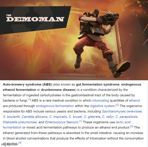 actually lore accurate | image tagged in the demoman | made w/ Imgflip meme maker