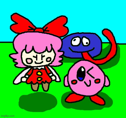 Kirby Art 2023 | image tagged in kirby,fanart,cute,parody,artwork,art | made w/ Imgflip meme maker