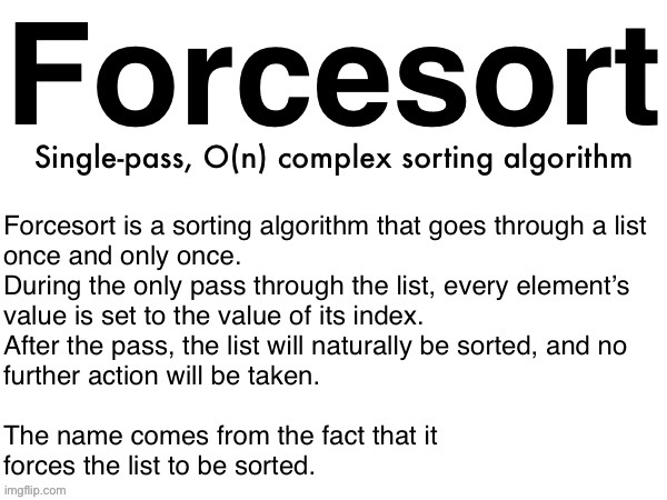 silly sorting algorithm idea xddtr, | made w/ Imgflip meme maker