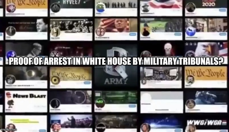 Proof of Arrest in White House by Military Tribunals?  (Video) 
