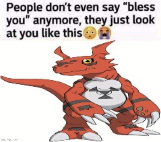 Guilmon | image tagged in digimon | made w/ Imgflip meme maker