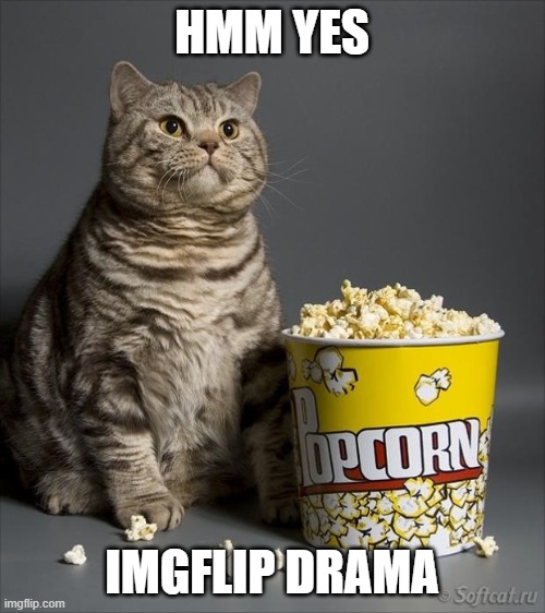 eating popcorn drama