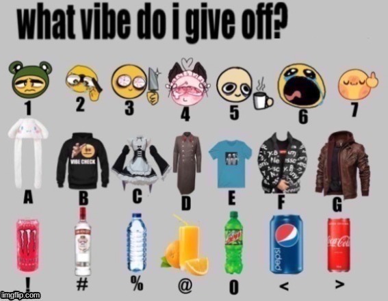 live | image tagged in what vibe do i give off | made w/ Imgflip meme maker