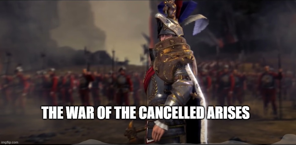 Quack | THE WAR OF THE CANCELLED ARISES | image tagged in quack | made w/ Imgflip meme maker