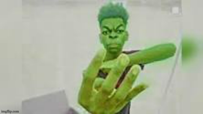 four finger beast boy | image tagged in four finger beast boy | made w/ Imgflip meme maker
