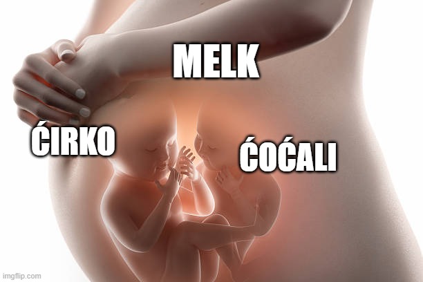 MELK; ĆOĆALI; ĆIRKO | made w/ Imgflip meme maker