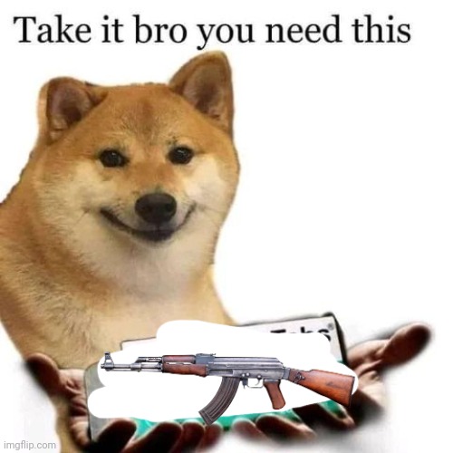 Take it bro you need this | image tagged in take it bro you need this | made w/ Imgflip meme maker