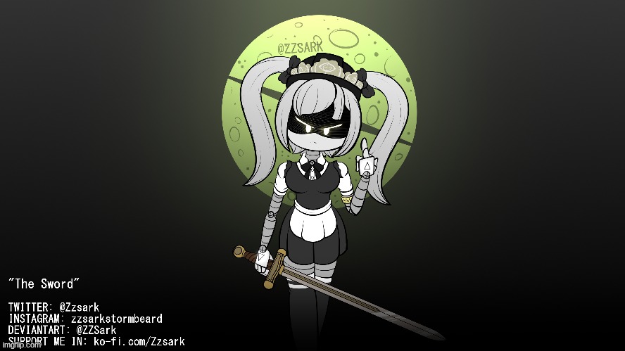 The Sword (Art by ZZSark) | made w/ Imgflip meme maker