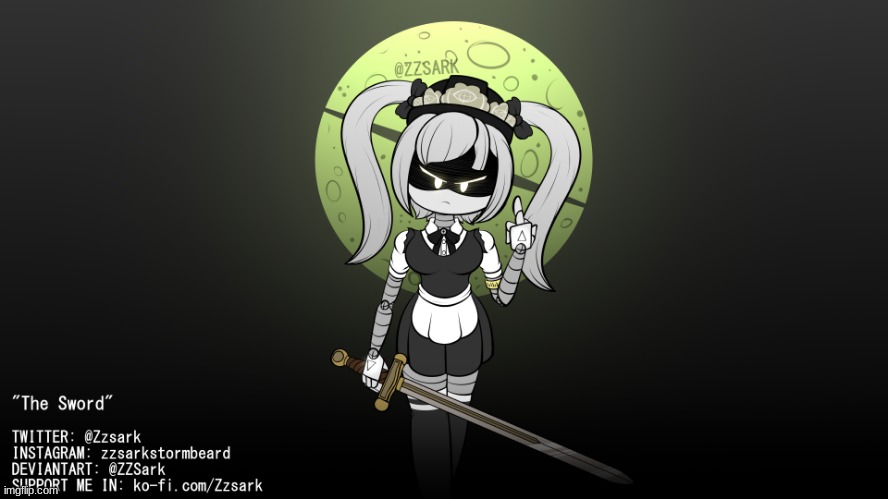 The Sword (Art by ZZSark) | made w/ Imgflip meme maker