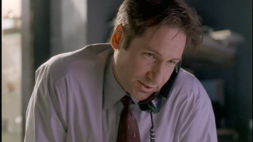 Also Fox Mulder On The Phone Blank Meme Template