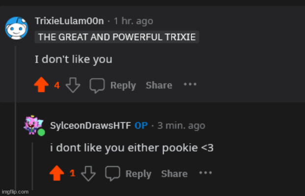 the comments on my MLP tier list is crazy | made w/ Imgflip meme maker