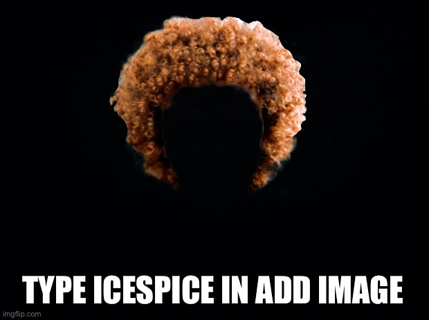 Black background | TYPE ICESPICE IN ADD IMAGE | image tagged in black background | made w/ Imgflip meme maker