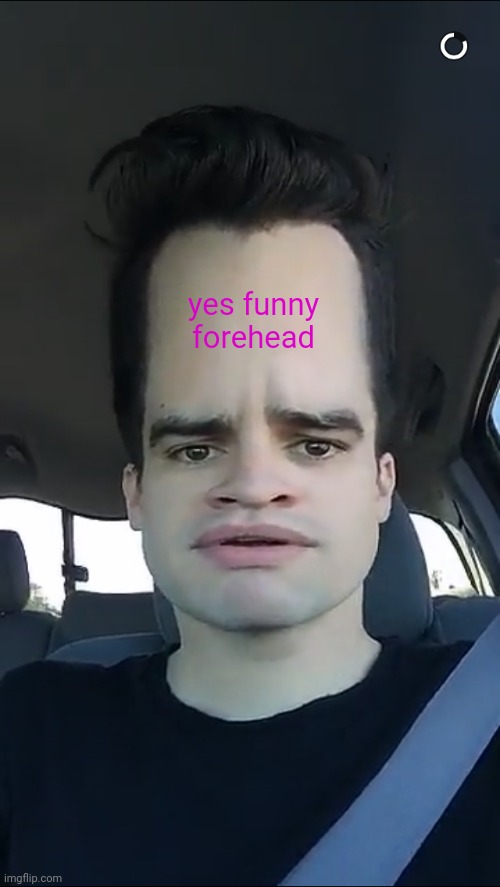 yes funny forehead | made w/ Imgflip meme maker