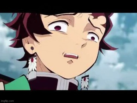 DISGUSTED TANJIRO EDIT 3 | image tagged in disgusted tanjiro,edit,funny,demon slayer | made w/ Imgflip meme maker