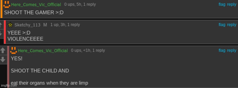 nothing better then a bunch of edgelords thinking violence is cool..smhhh | made w/ Imgflip meme maker