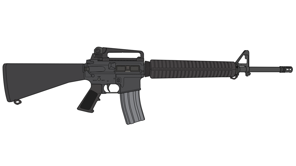 Colt M16A3 (1984 Ver.) Blank Meme Template
