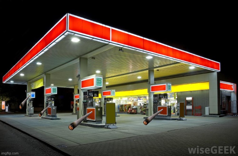 Gas Station | image tagged in gas station | made w/ Imgflip meme maker