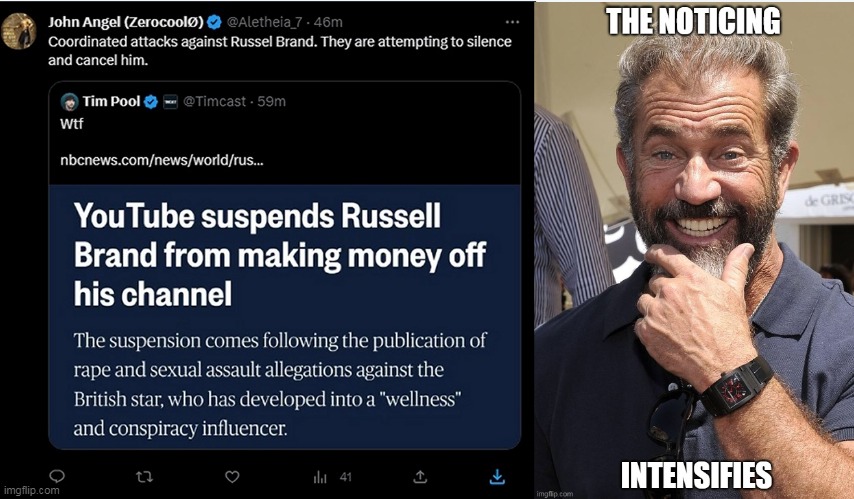 Russell Brand attacked because he speaks truthfully | image tagged in funny | made w/ Imgflip meme maker