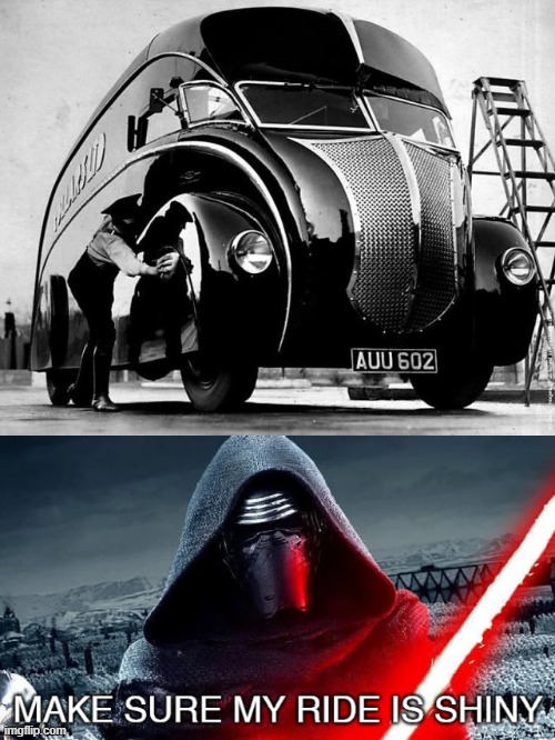 Kylo bus | image tagged in star wars,sith,kylo ren | made w/ Imgflip meme maker