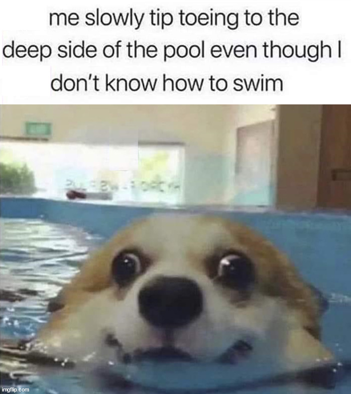 When you want people thinking you are a swimmer | image tagged in middle school | made w/ Imgflip meme maker
