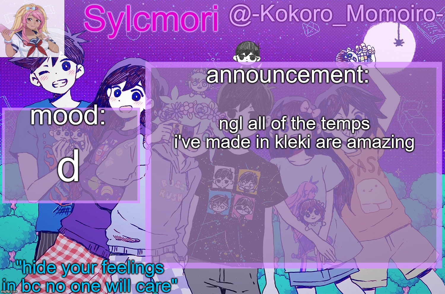 kokoro's 3rd temp but it's omori | ngl all of the temps i've made in kleki are amazing; d | image tagged in kokoro's 3rd temp but it's omori | made w/ Imgflip meme maker
