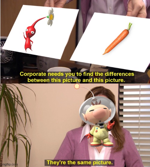 Yeah, dude, you are right... | image tagged in memes,they're the same picture,olimar,pikmin | made w/ Imgflip meme maker
