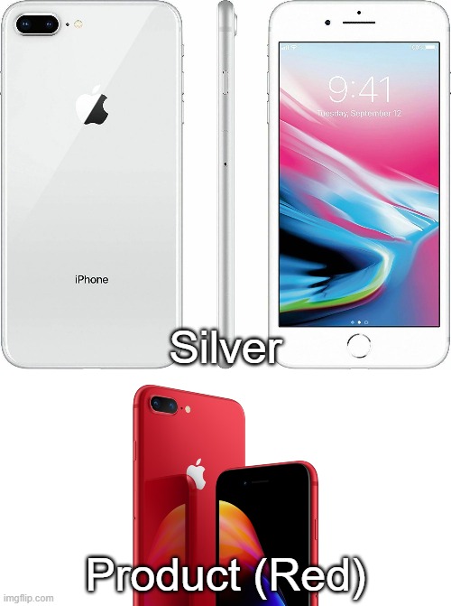 Which color looks better? | Silver; Product (Red) | made w/ Imgflip meme maker