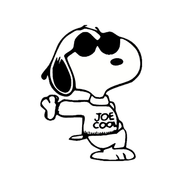 Stevie's Snoopy Joe Cool Greeting Card by Den Verano Blank Meme Template