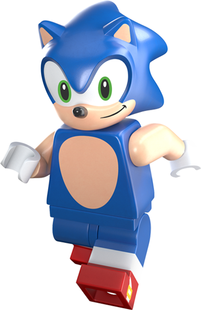 High Quality Sonic The Hedgehog (LEGO) Blank Meme Template