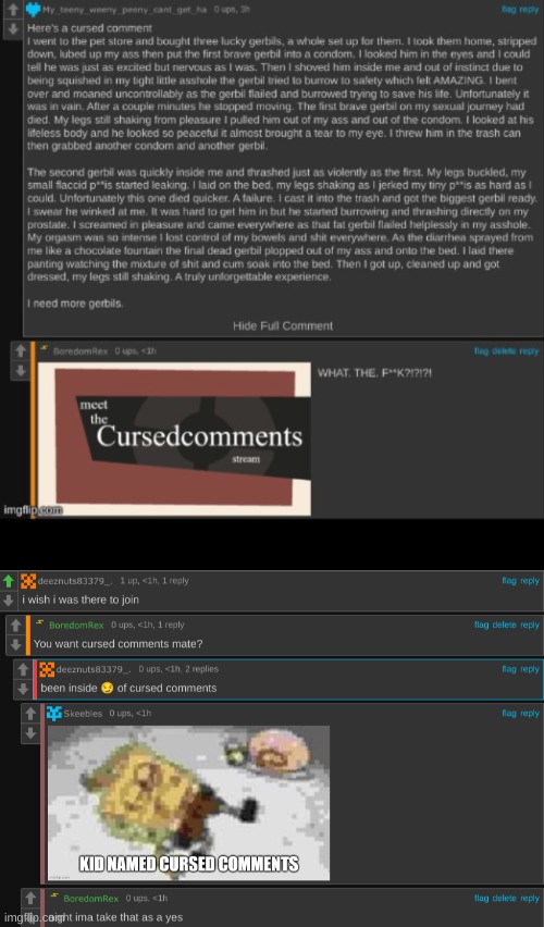 Kill me before i get another cursed comment. please | made w/ Imgflip meme maker