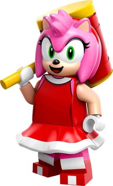 Amy Rose (LEGO) Blank Meme Template