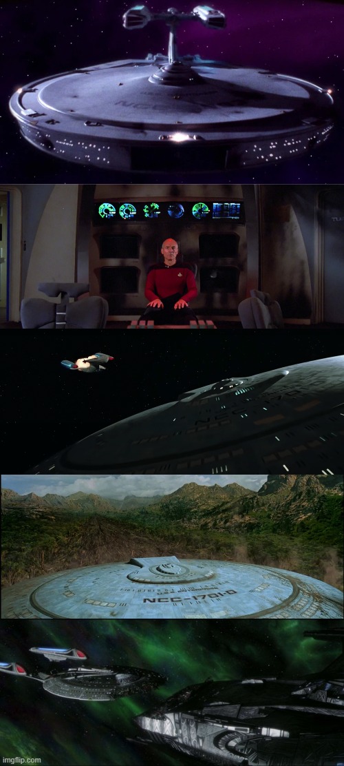 Picard's Track Record | image tagged in star trek the next generation | made w/ Imgflip meme maker
