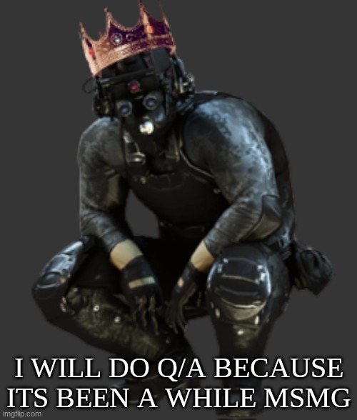 long time no see msmg | I WILL DO Q/A BECAUSE ITS BEEN A WHILE MSMG | image tagged in the notorious c l a r k s o n | made w/ Imgflip meme maker
