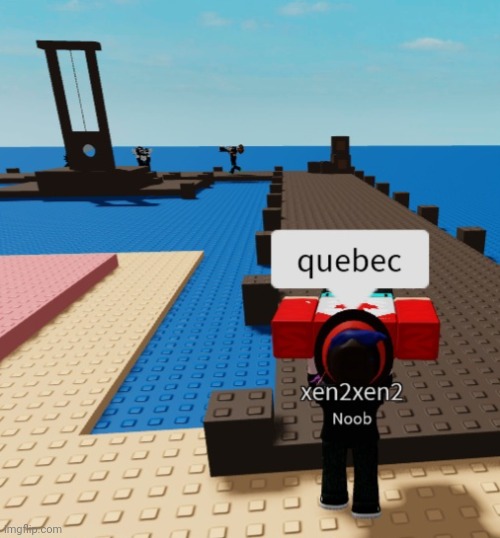 image tagged in roblox,france,quebec | made w/ Imgflip meme maker