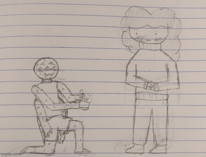 The proposal. (Lian belongs to Rotisserie) | made w/ Imgflip meme maker