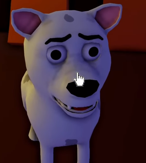 A dog from Glitch's video (break in 2) Blank Meme Template