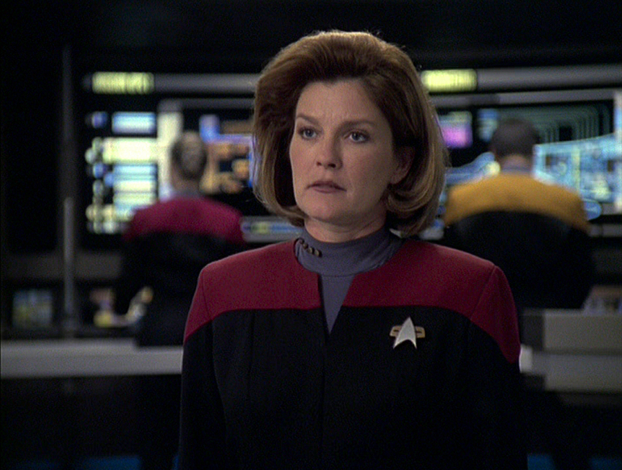 Captain Janeway Interview Face Blank Meme Template