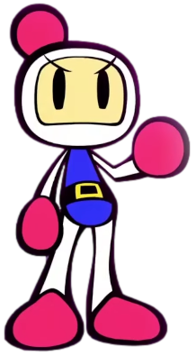 High Quality White Bomber 10 (Super Bomberman R) Blank Meme Template