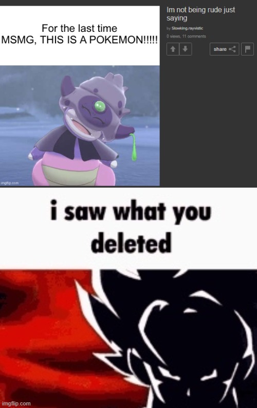 image tagged in i saw what you deleted | made w/ Imgflip meme maker