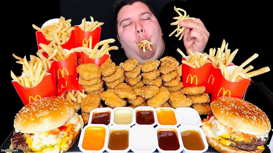 *MOVGUBIGFUTDFGHKJGIYGKU* BBBB | image tagged in nikocado mcdonalds | made w/ Imgflip meme maker