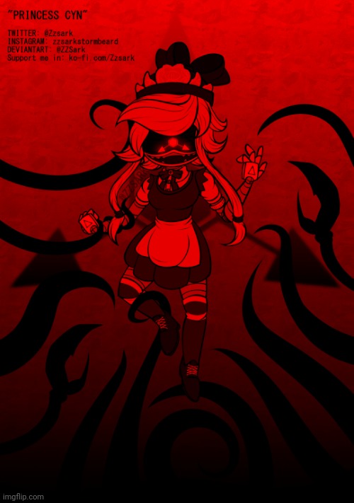 Princess Cyn (Alternative Version) (Fixed) (Art by ZZSark) | made w/ Imgflip meme maker