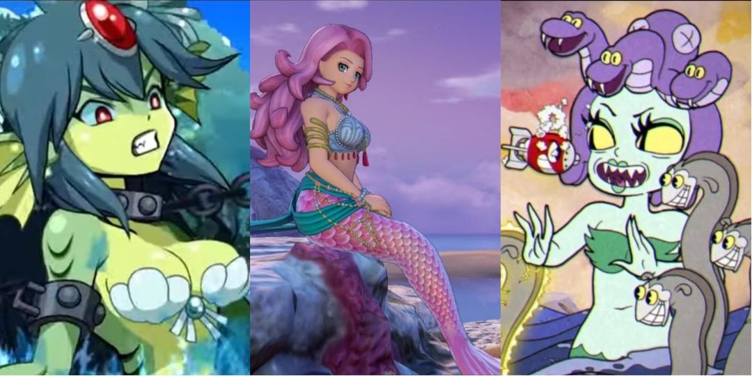 video games mermaids Blank Meme Template